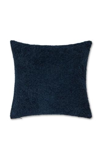 Coincasa διακοσμητικό μαξιλάρι μονόχρωμο με bouclé υφή 43 x 43 cm - 007396046 Μπλε Ρουά